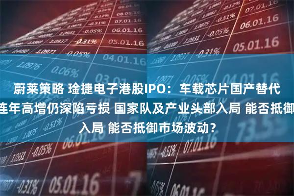 蔚莱策略 琻捷电子港股IPO：车载芯片国产替代龙头 营收连年高增仍深陷亏损 国家队及产业头部入局 能否抵御市场波动？