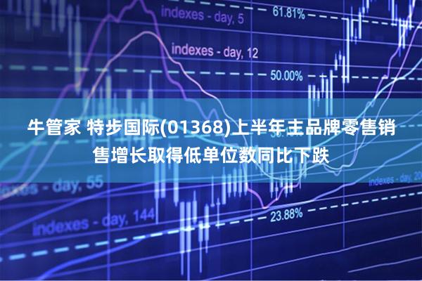 牛管家 特步国际(01368)上半年主品牌零售销售增长取得低单位数同比下跌